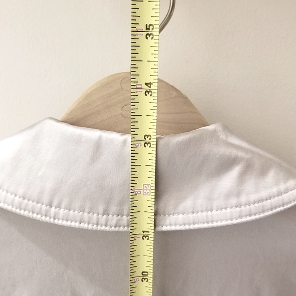 23rd St. Buttonfront Sateen Trench Coat in Light Gray Sz Small - Picture 9 of 10